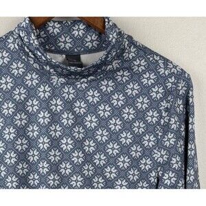 Free Country Dresden Long Sleeve Turtleneck Wicking Shirt Womens Medium Stretch